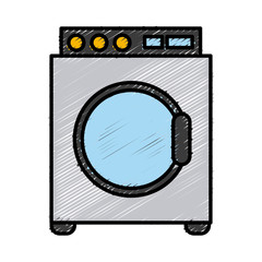 Washer laundry machine icon vector illustration graphic design