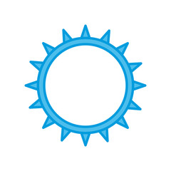 Sun isolated symbol icon vector illustration graphic design