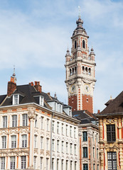 Fototapeta na wymiar Grand Lille tower building, France.