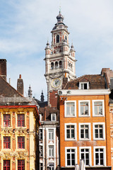 Obraz premium Grand Lille tower building, France.