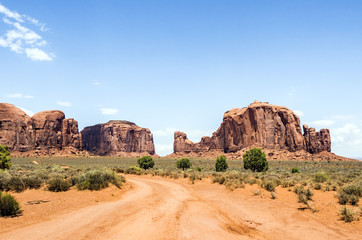 Fototapeta na wymiar Monument Valley - Arizona, AZ, USA