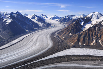 Kaskawulsh Glacier in Kluane National Park, Yukon, Canada