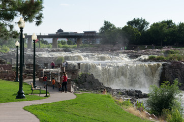 Big Sioux Falls Park in Sioux Falls, South Dakota
