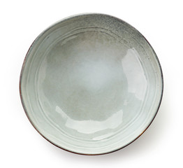 Empty grey bowl