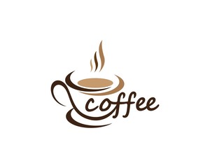 Coffee cup Logo Template vector icon design
