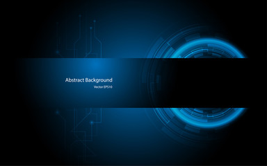 Abstract technology background Hi-tech communication concept futuristic digital innovation background vector illustration