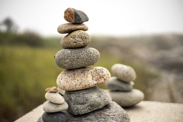 zen stone balance rock arrangement angle 3