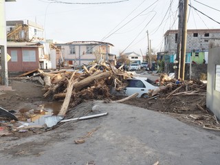 L'Ouragan Maria de force 5 à tout détruit lors de son passage sur l'île de la Dominique