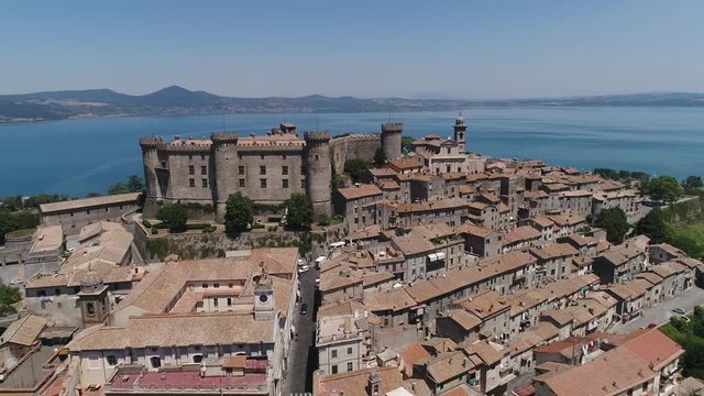 The Orsini - Odescalchi castle in Bracciano. Italy.