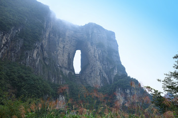mountains landscape in Zhangjiajie china