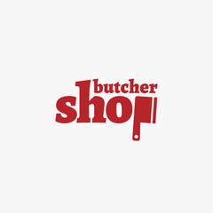 Butcher shop logo