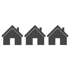 Home sign icon. Main page button 
