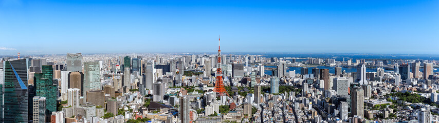 東京の都市風景　日中