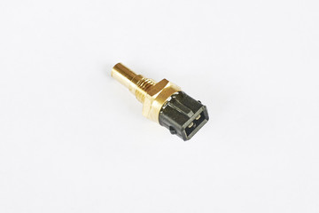 fluid temperature sensor on isolated white background