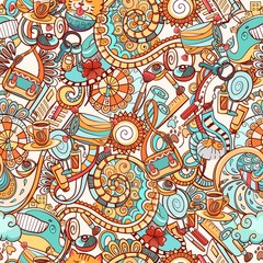 cartoon doodles, morning routine