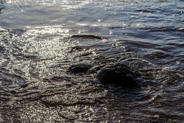 The sun is shining very beautiful karostā Latvia.Liepajas over ruins