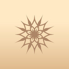 Lotus logo vector icon illustration