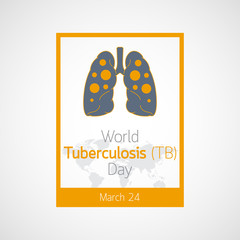World Tuberculosis Day vector icon illustration