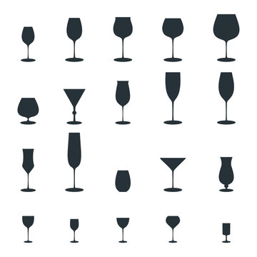glass vine glass icon