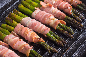 Asparagus with bacon