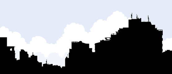 Fototapeta premium Morning Building Skyline