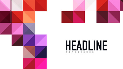 Fototapeta premium Modern geometric presentation background