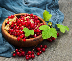 Bowl with red currant