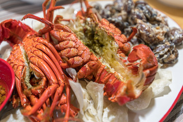steamed Lobster in Batanes
