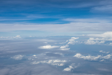 Obraz premium Beautiful sky with clouds.