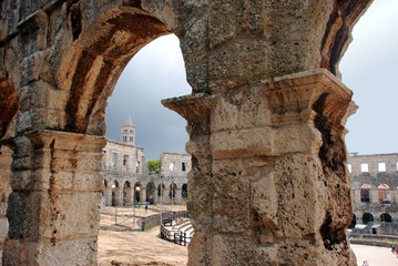 Amphitheater im Pula 