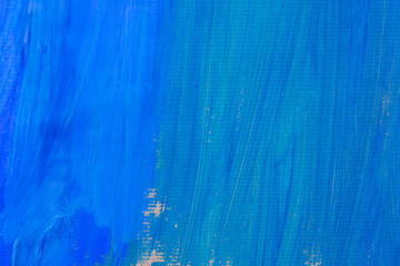 blue abstract painted texture on paper background