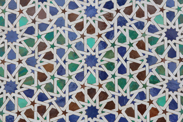 moroccan colorful glass pattern texture