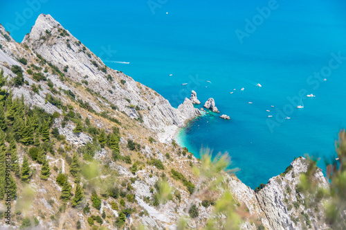 Spiaggia Delle Due Sorelle Beach Of The Two Sisters Seen