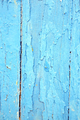 Obraz premium dirty paint the wood door and rusty nail