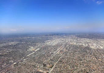 Zelfklevend Fotobehang Aerial View of the city of Los Angeles © diak