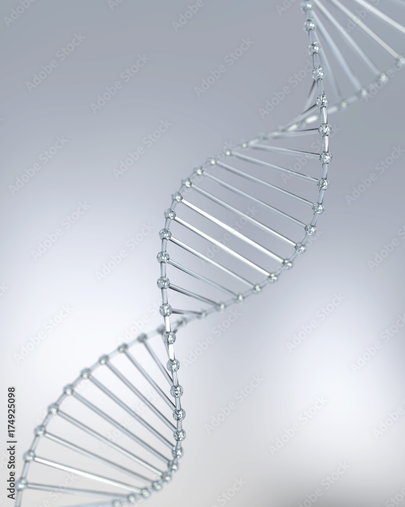 Canvas Prints structure of dna helix