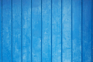 Naklejka premium Niebieskie tło ściany z drewna deski (tekstura)