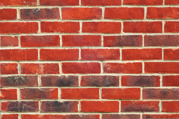 Red gray brickwork (background, texture)