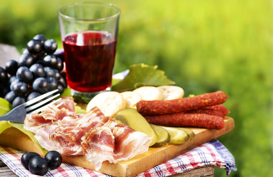 Brotzeit, Jause, T&ouml;rggelen, S&uuml;dtirol, Textraum, copy space
