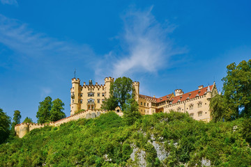 Fototapeta na wymiar Hohenschwangau Castle in Germany