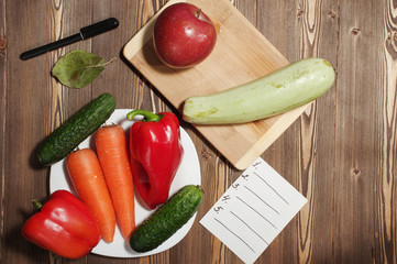 Vegetable Diet, Fruit, List of Products