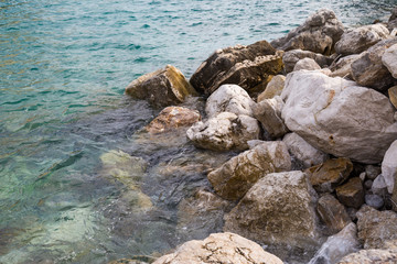 Fototapeta na wymiar Coast of the Adriatic Sea