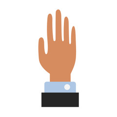 hand gesture flat icon