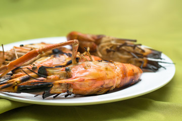 sushi,japanese food on dish prepare for party,asia culture traditional