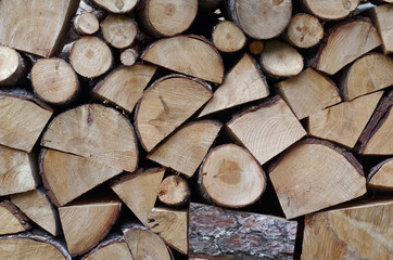 Ordered Firewood Stack