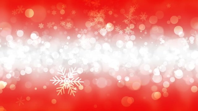 fond rouge neige et &eacute;oiles