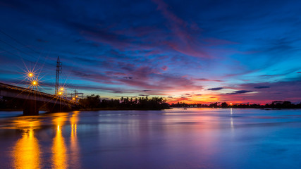 Fototapeta premium Sunset make colorful World