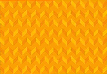 Abstract background repeating pattern in bright orange shades. minimal geometric shapes in flat design, zigzag texture, 3d effect, no gradients.