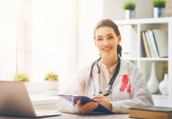 Female doctor in medical office