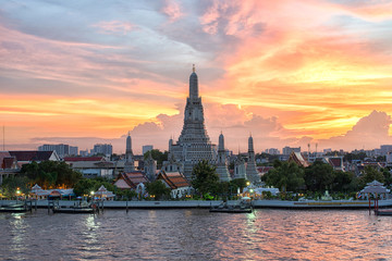 Wat Arun -the Temple of Dawn in Bangkok, Thailand